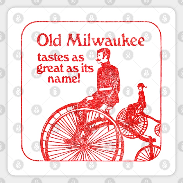 Old Milwaukee --- Vintage Beer Lover Gift Magnet by CultOfRomance